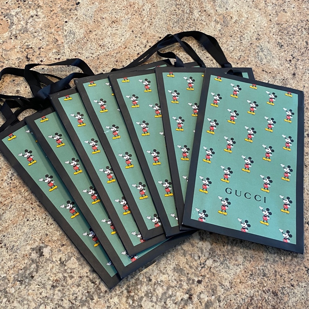 Gucci limited edition collaboration Disney Mickey Mouse Patterned Bag brand new